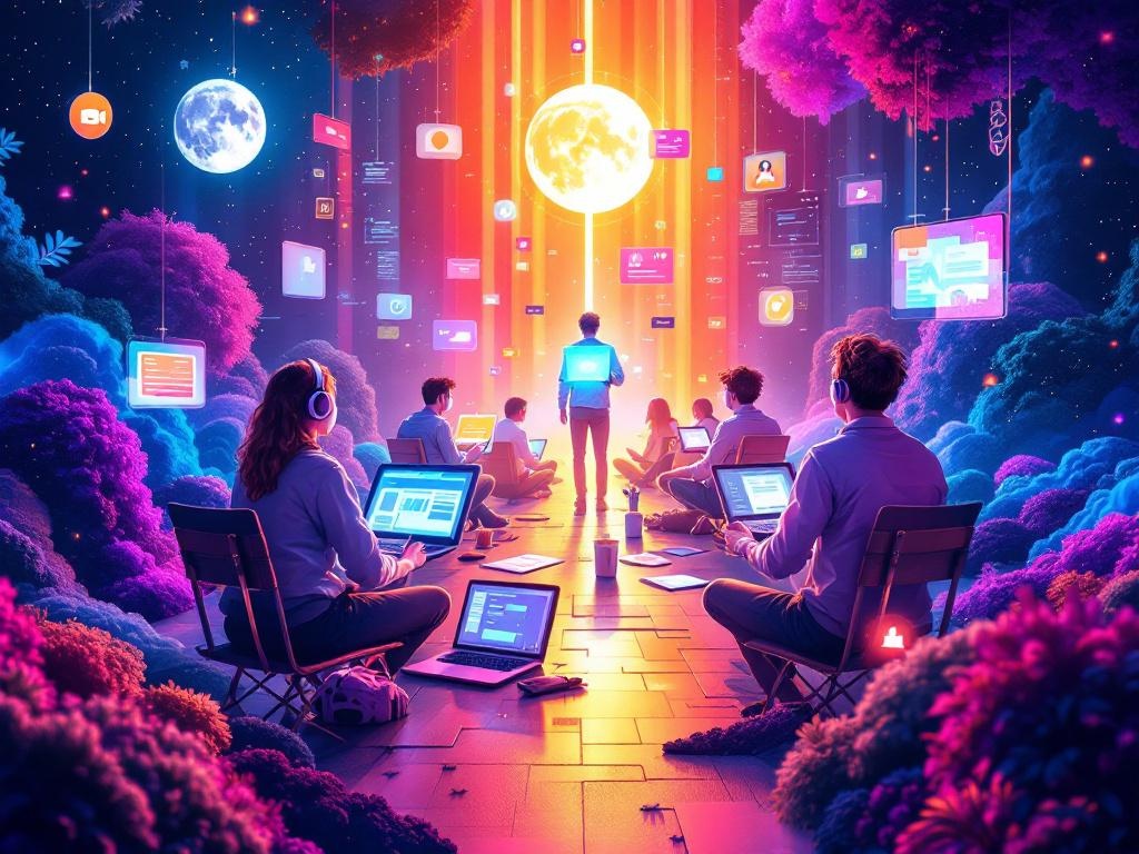 GLM-4.6 오픈소스 커뮤니티에서 개발자들이 활발하게 참여하고 소통하는 모습